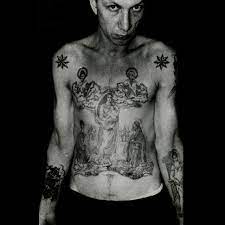 Pin By Tattoohistory On Fotografia Prison Tattoos Russian Prison Tattoos Criminal Tattoo