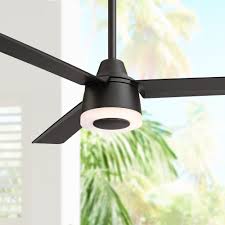 Outdoor ceiling fans help with pest control of flying insects they bring out the best in your patio this is an added perk of having an outdoor ceiling fan since most fans come with light fixtures. 50 Casa Vieja Modern Outdoor Ceiling Fan With Light Led Dimmable Remote Matte Black Damp Rated For Patio Porch Walmart Com Walmart Com