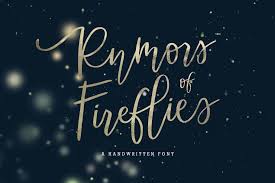 This free fonts collection also offers useful content and a huge collection of truetype face and opentype. Rumors Of Fireflies 176058 Script Font Bundles Lettering Lettering Fonts Font Bundles