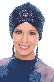 Looking For A Cool Weather Hat With A Touch Of Glamour Look No Further Than The Bejeweled Knit Turban Thi Turbans For Women Knit Turban Winter Hats For Women
