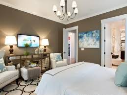 The master bedroom is usually the biggest room in a home. Master Bedroom Pictures From Hgtv Smart Home 2014 Bedroom Tv Wall Simple Bedroom Neutral Master Bedroom