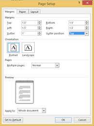 Customize Margins Of Pages In Microsoft Word Words For Writers Words Paper Layout