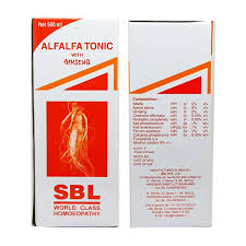 10,532 likes · 281 talking about this · 30 were here. Buy Sbl Alfalfa Tonic With Ginseng 500 Ml Online At Best Price Homeopathy