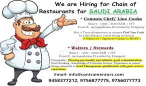 Job seekers can find listings on company websites in the careers section; Cook And Chef Jobs Abroad Archives Contramentors Services Pvt Ltd