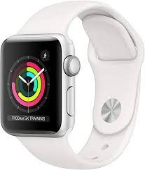 Купите apple watch по низкой цене с доставкой до дома или офиса. Amazon Com Apple Watch Series 3 Gps 38mm Silver Aluminum Case With White Sport Band Renewed
