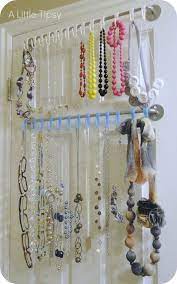 Diy Jewelry Organizer A Little Tipsy Jewelry Organizer Diy Diy Jewelry Holder Jewelry Organization