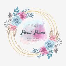 Marco De Flores Florales Acuarela Clipart Floral Antecedentes Modelo Png Y Vector Para Descargar Gratis Pngtree Flower Frame Floral Watercolor Flower Illustration