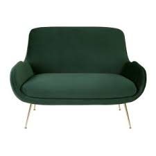 Moby Canape 2 Places Velours Vert Sapin Petit Canape Canape 2 Places Vert Sapin