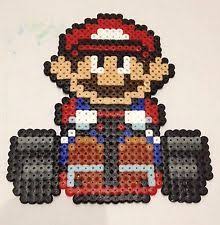 Pixel Art Perles A Repasser Mario De Mario Kart Art Perle Motifs Perles A Repasser Pixel Art