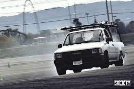 Found Theses Pictures From The Most Recent Fatlace Wordup Drift Event I Swear These Small Rear Wheel Drive Trucks Are Goin Drift Truck Mini Trucks Work Truck