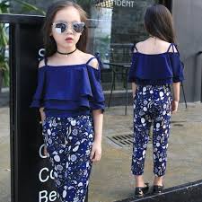 Summer Cute Birthday Outfits For 17 Year Olds Click To Buy T Summer 5 17 Years Old Girls Print Pants T Shirt Two Pc Sets Baby Set Child Clothi Dresses Kids Girl Kids Fashion Tops Kids Fashion Dress
