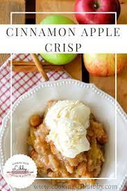 This Easy Recipe For Cinnamon Apple Crisp Is The Perfect Fall Dessert Made With Autumn Staples Such As Ci Cinnamon Recipes Cinnamon Apples Easy Autumn Recipes