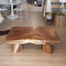 New In Our Shop Big Coffee Table Made From Suar Wood From Indonesia We Decided To Make The Block Legs Inward To Give Big Coffee Table Block Legs Wood Design