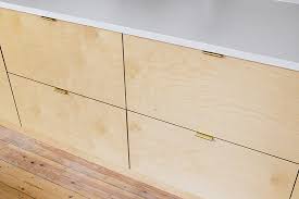 Wood Faced Ply Fronts Plywood Kitchen Modern Wood Kitchen Kitchen Cabinet Design