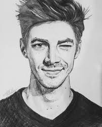 Flash face is very common in people. Pin By Mel Estes On The Flash Flash Drawing The Flash Grant Gustin Drawings