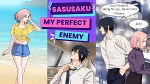 🍅My Perfect Enemy | SasuSaku Comic | The First Meeting | Sasuke x Sakura🌸  - YouTube