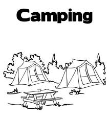 Download this adorable dog printable to delight your child. Summer Camp Tent In The Forest Coloring Page Download Print Online Coloring Pages For Free Color Nimbus