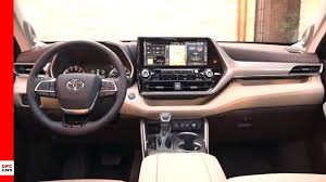 Epa estimates not available at time of posting. 2020 Toyota Highlander Platinum Awd Harvest Beige Interior Cabin Youtube