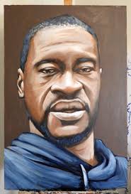 Vandals defaced two george floyd statues thursday after both were unveiled in separate as this is not just about george floyd, it's a deliberate effort to push back against and ultimately dismantle. Houston Artist Paints Portrait Honoring George Floyd The Gentle Giant That Moved The Nation