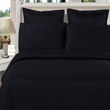 Waterbed Sheet Set 1000 Thread Count Egyptian Cotton Black