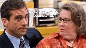 the office having zero boundaries for almost 9 minutes