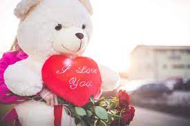 Check spelling or type a new query. Woman Holding A Big Teddy Bear And Roses On Valentine S Day Free Stock Photo Picjumbo