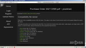 Pixeldrain com u vvr1r3uj september 2020 watch video to get more details? Https Pixeldrain Com U O8to89jt Any Run Free Malware Sandbox Online