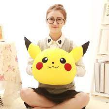 I made him for my friend's birthday. Pikachu Plush Pillow And Blanket Bed Set Toy Better