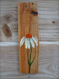 Excellent ideas with reused wood pallets. Coneflower Painted On Recycled Pallet Wood By Flowersnstars 10 00 Crafts Painting Crafts Pallet Art