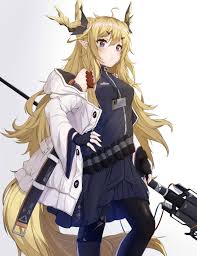 ponta (velmar) arknights leizi (arknights) horns pantyhose pointy ears tail  weapon | #702951 | yande.re