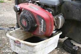Place the drain plug back, and fill the mower with oil normally, and you should have no issues. Lawnmower Tune Up And Oil Change Tips Gardenfork Eclectic Diy