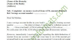 We did not find results for: Atm Transaction Failed Money Deducted Complaint Letter To Bank