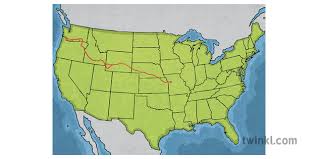 Oregon Trail Map North America Us Cartography United States Mps Ks2 Index of reference maps of the 50 u.s. oregon trail map north america us
