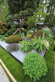 Beautiful Show Gardens On Display On The Opening Day Of The 2019 Rhs Chelsea Flower Show Garden Projects Modern Garden Landscaping Garden Landscaping