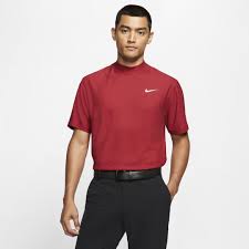 Nike Dri Fit Tiger Woods Men S Mock Neck Golf Top Nike Com Tiger Woods Nike Dri Fit Tops
