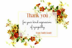 Purple beige minimal pretty flower thank you card. Thank You Card With Flowers Template Postermywall