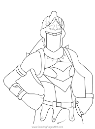 Print coloring of knight and free drawings. Black Knight Fortnite Coloring Page