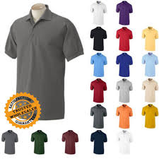 gildan dryblend mens polo shirt jersey t shirt all colors