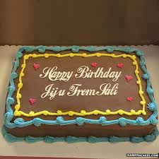 Happy birthday jiju cakes, cards, wishes. Happy Birthday Jiju From Sali Cake Images