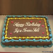 Download happy birthday my dear jiju cakes, wishes, and cards. Happy Birthday Jiju From Sali Cake Images