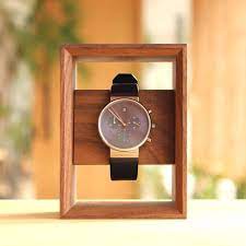 楽天市場 木製腕時計スタンド display frame for watch 木香屋 額縁 時計ホルダー 木製腕時計
