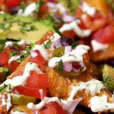 Cheesy Wonton Nachos Recipe By Tasty Recipe Food Recipes Tasty