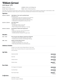 Apr 09, 2021 · cv templates find the perfect cv template. Auto Mechanic Automotive Technician Resume Examples