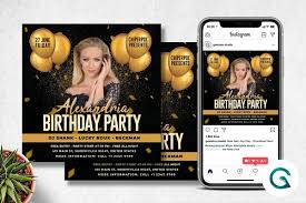 Birthday Party Flyer Templates Birthday Party Flyer In 2020 Party Flyer Flyer Birthday Parties