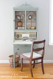 Desks with hutch by price. Vintage Secretary Desk Makeover Ideas Within The Grove