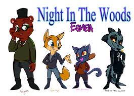 Night In The Woods Squad By Thesoleil Night In The Wood Night Art Cartoons Png
