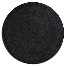 tapis rond en jute hempy o160 cm jute rug jute round rug rugs