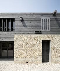 Gallery Of Information Centre For The Parc Naturel Regional Du Gatinais Joly Loiret 10 Interior Architecture Design Facade House Stone Architecture