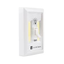 Lavish Home 6 Watt Cob Led Single Pole Toggle Switch White 4 Pack M100031 The Home Depot