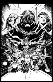 Justice league odyssey 8 (2018) @dccomics sketches➡ final cover. Justice League 50 Darkseid War Finale In Jason Fabok S Justice League Comic Art Gallery Room